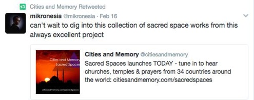 sacred spaces tweet3